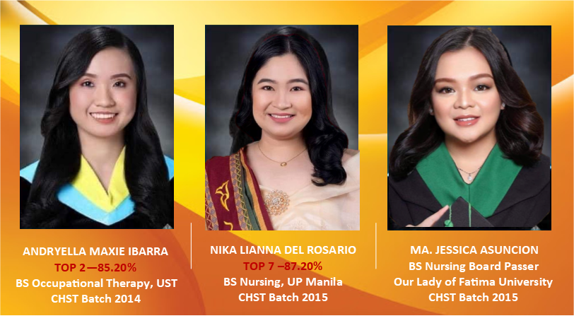 Congratulations on your excellent success our CHST Alumni! – College of ...